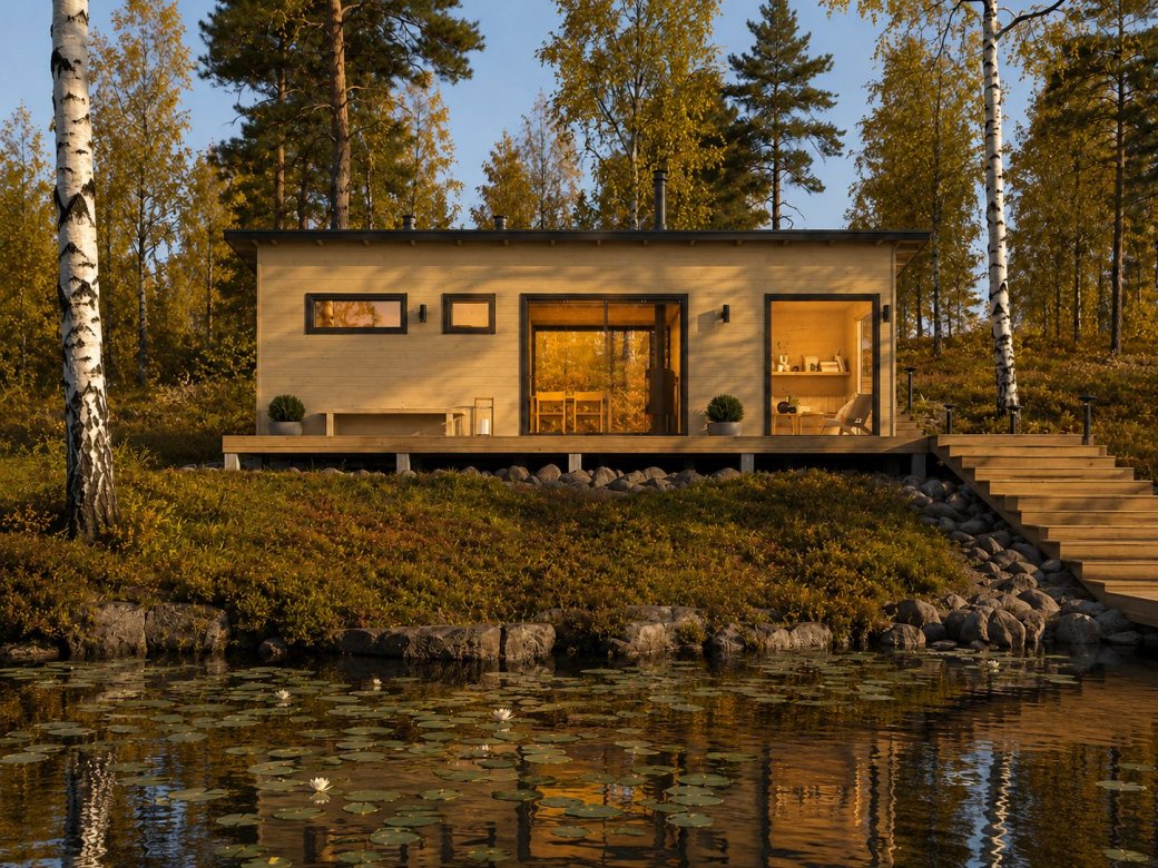 Salvos Haka Sauna Cottage 22, exterior view