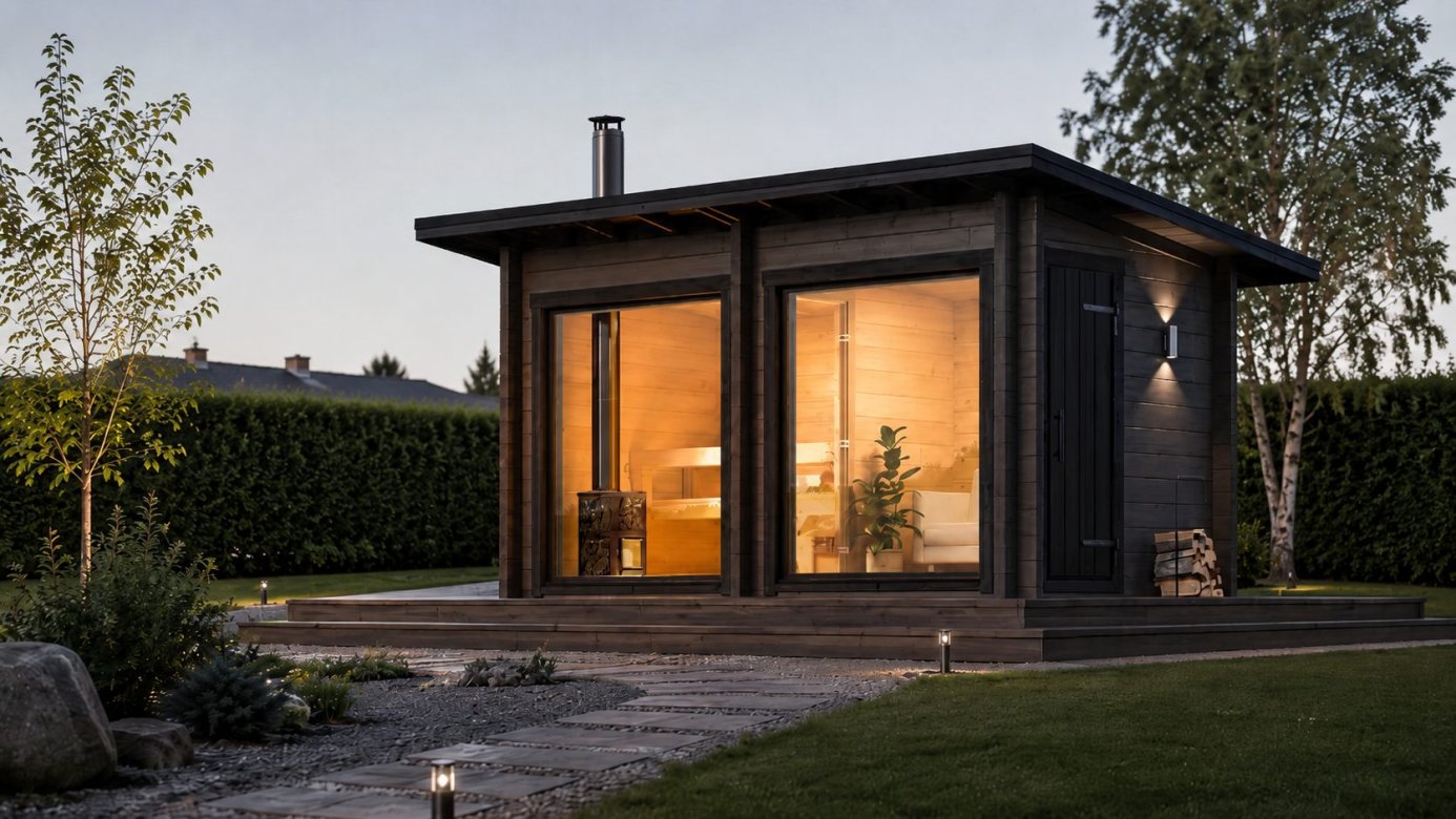 Salvos Veisto sauna 11A, ulkokuva