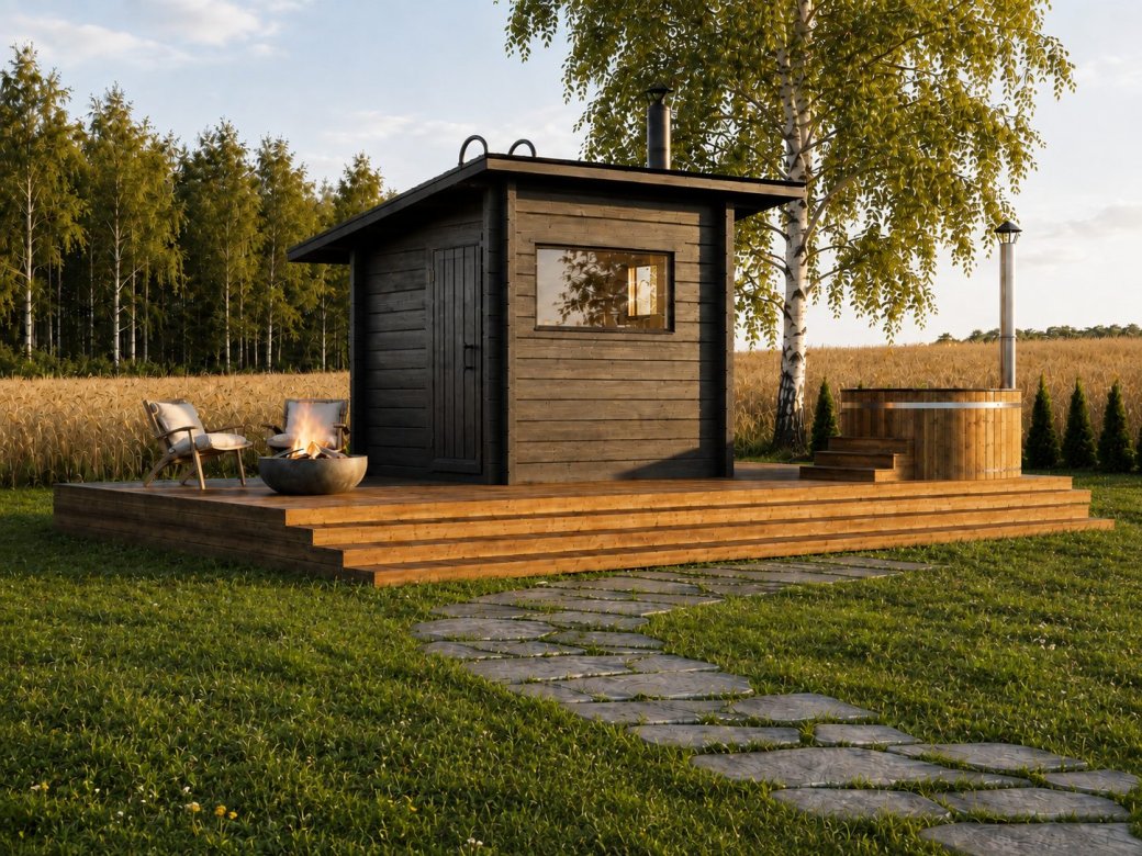 Salvos Veisto sauna 6A, tumma